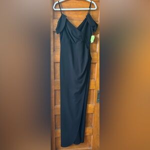 Windsor Long Black Dress with Slit